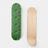 Skateboard Poussins de zombie vert (Recto)