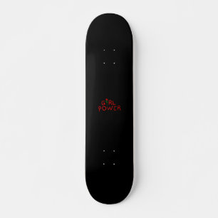 Skateboard Pouvoir des filles avec Rose