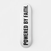 Skateboard Powered by Faith Christian T-Shirt (Devant)