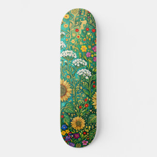 Skateboard Prairie de tournesols de Klimt