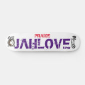 Skateboard PRAISE JAH LOVE Skateboard, 7¾" Deck (Horz)