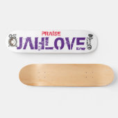 Skateboard PRAISE JAH LOVE Skateboard, 7¾" Deck (Horz)