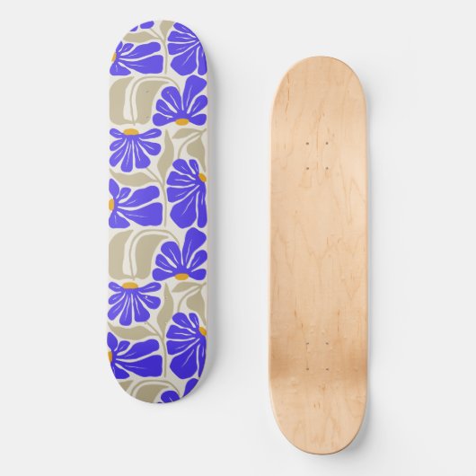 Skateboard Prancha Skate Flower (Recto)