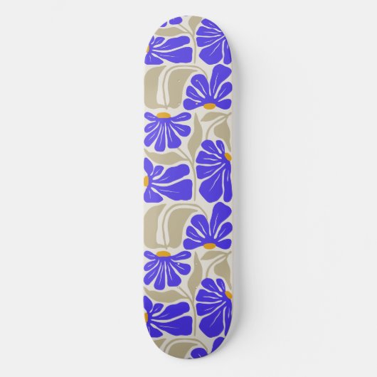 Skateboard Prancha Skate Flower (Recto)