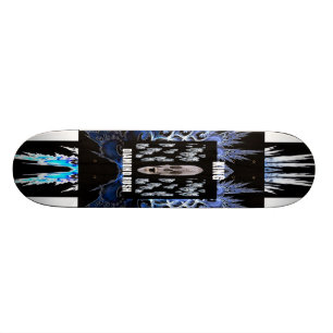 SKATEBOARD PRÉCIPITATION DE KING DIAMOND DE PLANCHE À