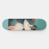 Skateboard Preneur de sieste professionnel Chat drôle endormi (Horz)