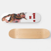 Skateboard prenez garde du chien (Horz)