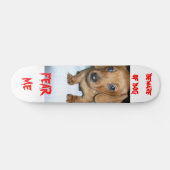 Skateboard prenez garde du chien (Horz)
