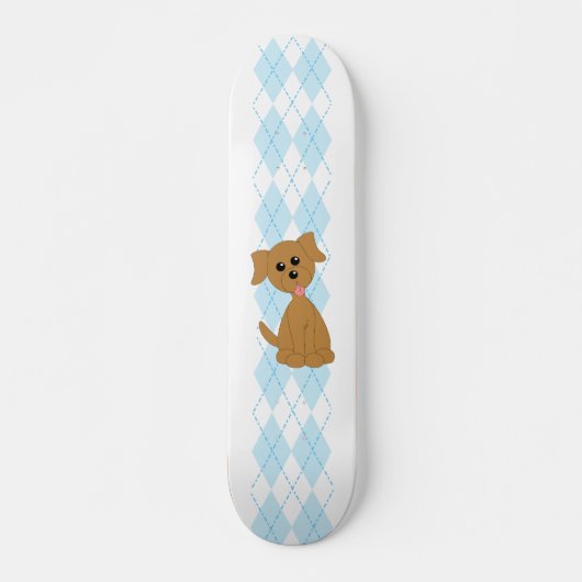Skateboard Preppy Puppy (Devant)