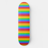 Skateboard Pride Ride : Drapeau Arc-en-ciel Horizontal (Recto)