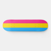 Skateboard Pride transexuelle (drapeau panaché) (Horz)