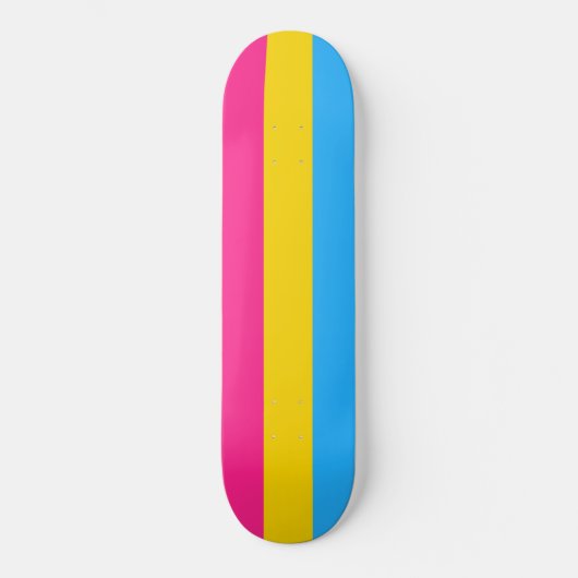 Skateboard Pride transexuelle (drapeau panaché) (Recto)