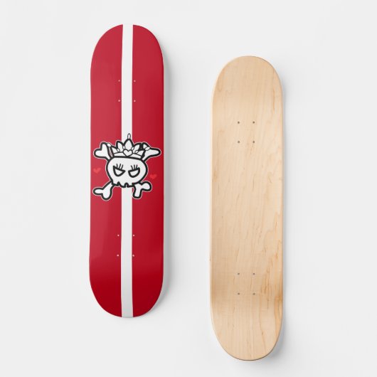 Skateboard Princess Skull (Recto)