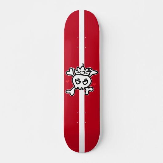 Skateboard Princess Skull (Devant)