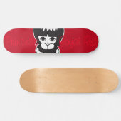 Skateboard Princesse sur Royal Red (Horz)