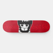 Skateboard Princesse sur Royal Red (Horz)