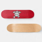 Skateboard Princesse Tiara sur Royal Red (Horz)
