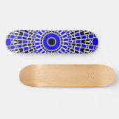 Skateboard Prism Mandala ( Bleu ) (Horz)