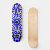 Skateboard Prism Mandala ( Bleu ) (Recto)