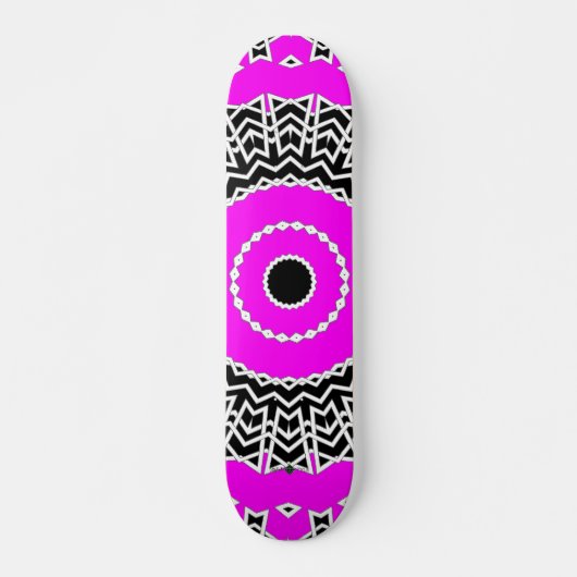 Skateboard Prism Mandala ( Rose ) (Devant)