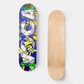 Skateboard Pro blanc Skatedeck de conception de Voca (Recto)