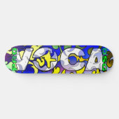 Skateboard Pro blanc Skatedeck de conception de Voca (Horz)