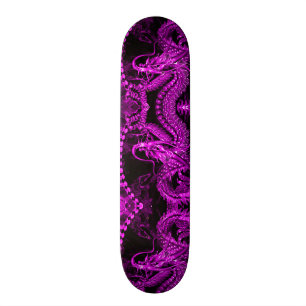 Skateboard Pro panneau de dragon chinois pourpre d'empereur
