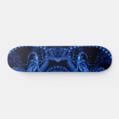 Skateboard Pro panneau de parc d'élément bleu de dragon (Horz)