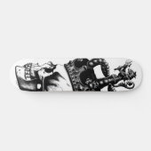 Skateboard Profil de roi de crâne (Horz)