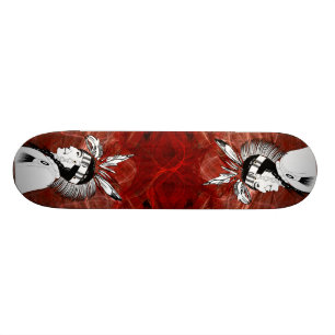 Skateboard Profil indien des Amérindiens