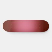 Skateboard Projecteur blanc sur fond rouge (Horz)