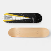 Skateboard Promenade nocturne d'hiver (Horz)