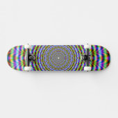 Skateboard Psychedelic Neon Ripples (Horz)