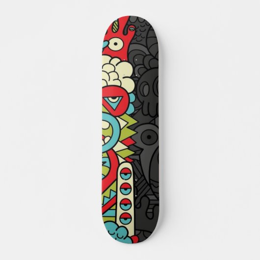 Skateboard Psychedelic Patterns (Devant)