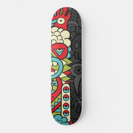 Skateboard Psychedelic Patterns (Recto)