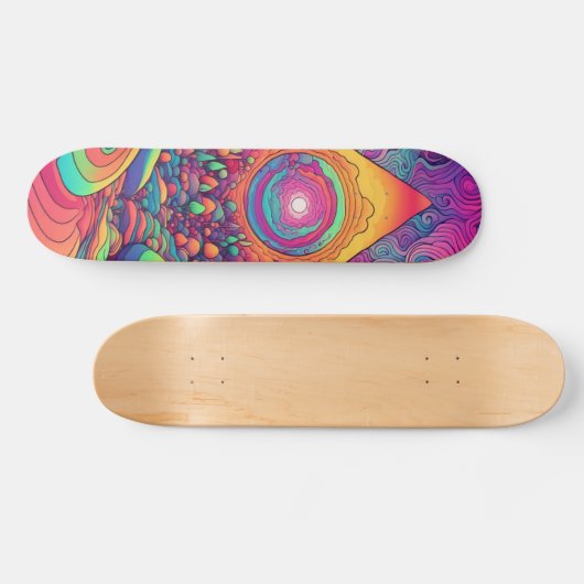 Skateboard psychédélique (Horz)