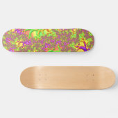 Skateboard Psychédélique Colorée Acide Trip Abstrait Fractal (Horz)