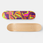 Skateboard psychédélique de la fonte des années 80 (Horz)