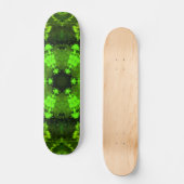 Skateboard Psychédélique Hippie Vert (Recto)