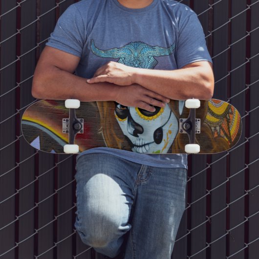 Skateboard - Psychedelische Straatkunst (Buiten 3)