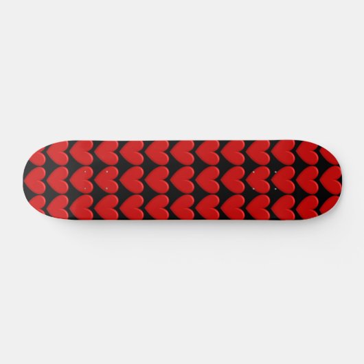 Skateboard Puffy Hearts (Horz)