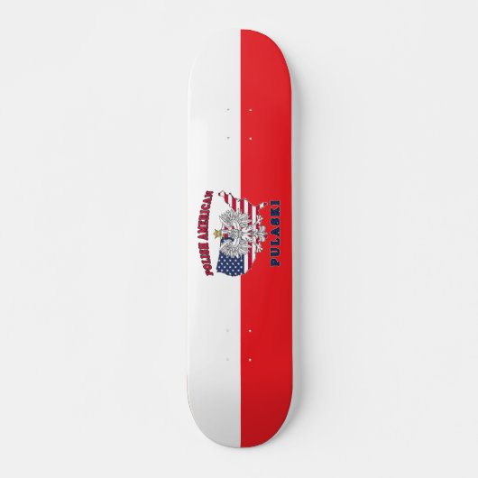Skateboard Pulaski Wisconsin polonais (Devant)