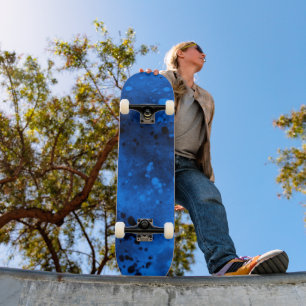 Skateboard Pulvérisateur de peinture effet Patinage bleu