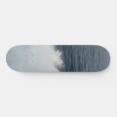 Skateboard Pulvérisation de vague océanique du ferry à Capri (Horz)