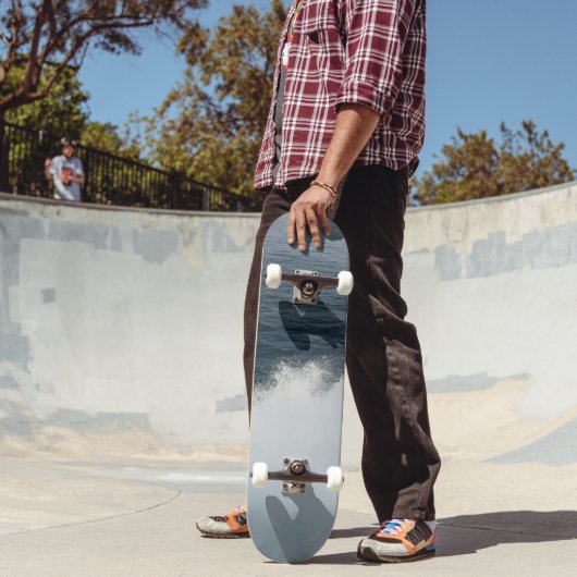 Skateboard Pulvérisation de vague océanique du ferry à Capri (Extérieur 2)