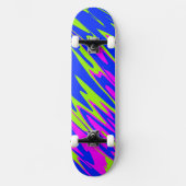 Skateboard Pulvériser Paint Pink Lime Blue (Recto)