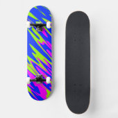 Skateboard Pulvériser Paint Pink Lime Blue (Recto)
