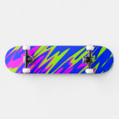 Skateboard Pulvériser Paint Pink Lime Blue (Horz)