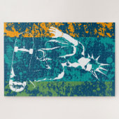 skateboard punk legpuzzel (Horizontaal)