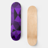 Skateboard Purple black geometric mesh pattern (Recto)